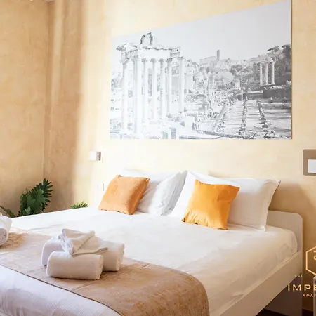 Lägenhet Imperium Termini Station - 100mt To Train And Metro Station, 4-6pax, 2 Baths, A-c *