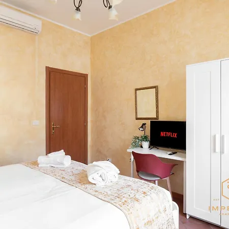Imperium Termini Station - 100mt To Train And Metro Station, 4-6pax, 2 Baths, A-c Lägenhet