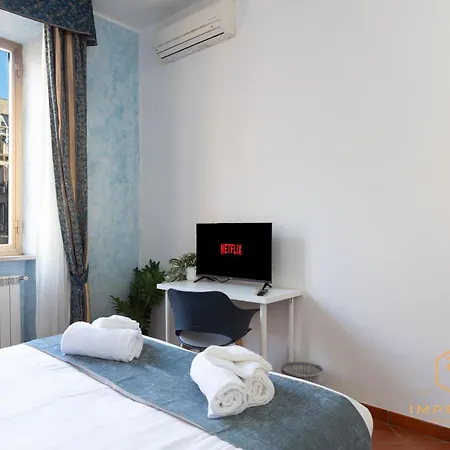 Imperium Termini Station - 100mt To Train And Metro Station, 4-6pax, 2 Baths, A-c Lägenhet *