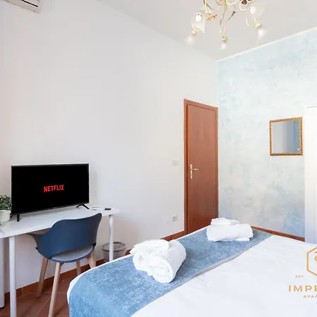 Imperium Termini Station - 100mt To Train And Metro Station, 4-6pax, 2 Baths, A-c *